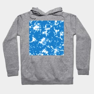 Bluebell Storm - Tie Dye Shibori Texture Hoodie